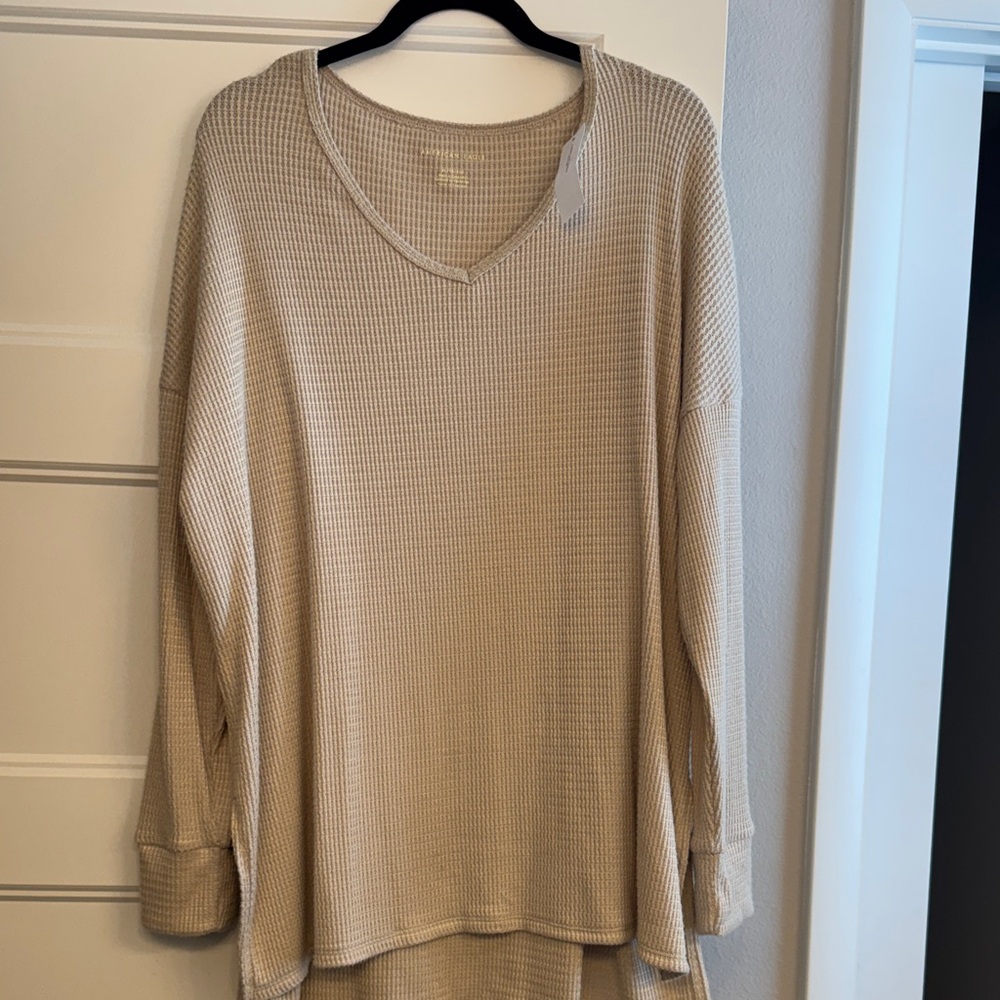 American Eagle Waffle Knit Sweater